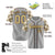 Custom Gray Old-Gold Black Authentic Plaid sleeve Baseball Jersey