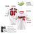 Custom White Red Authentic Baseball Jersey