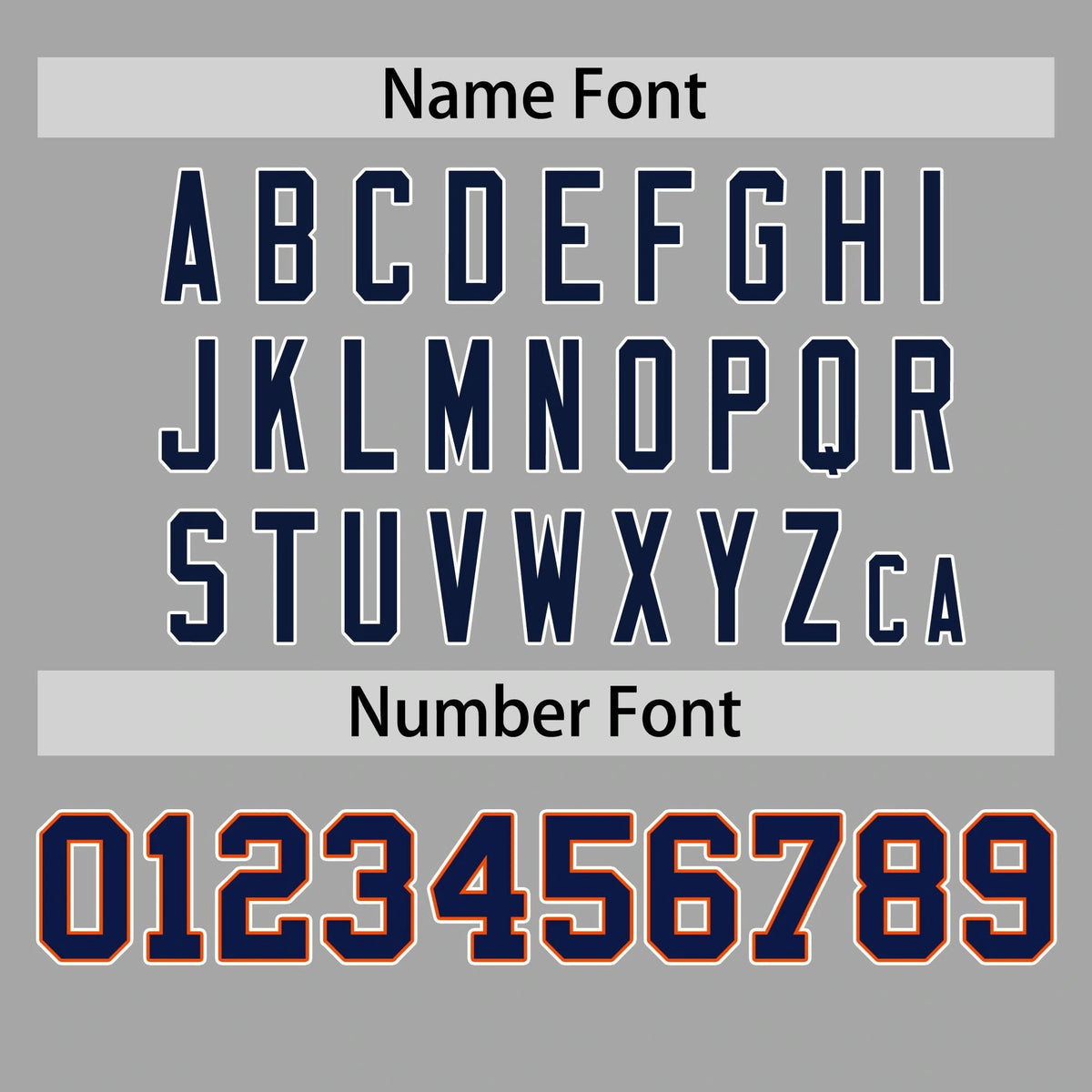 Custom Gray Orange Navy Authentic Baseball Jersey