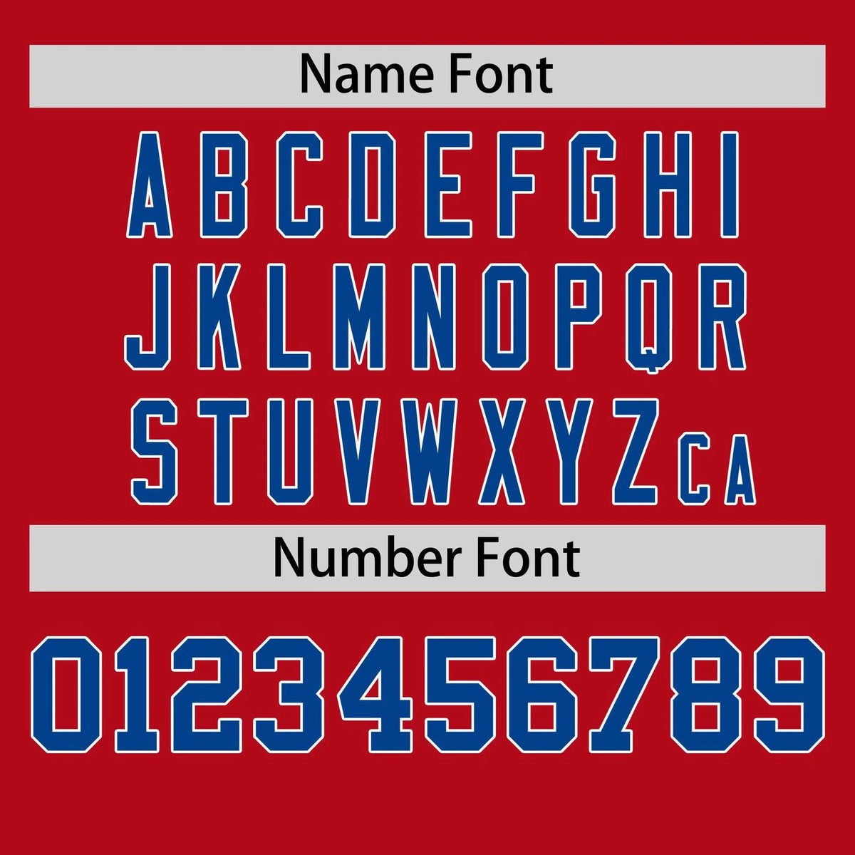 Custom Red Royal Blue White Authentic Baseball Jersey