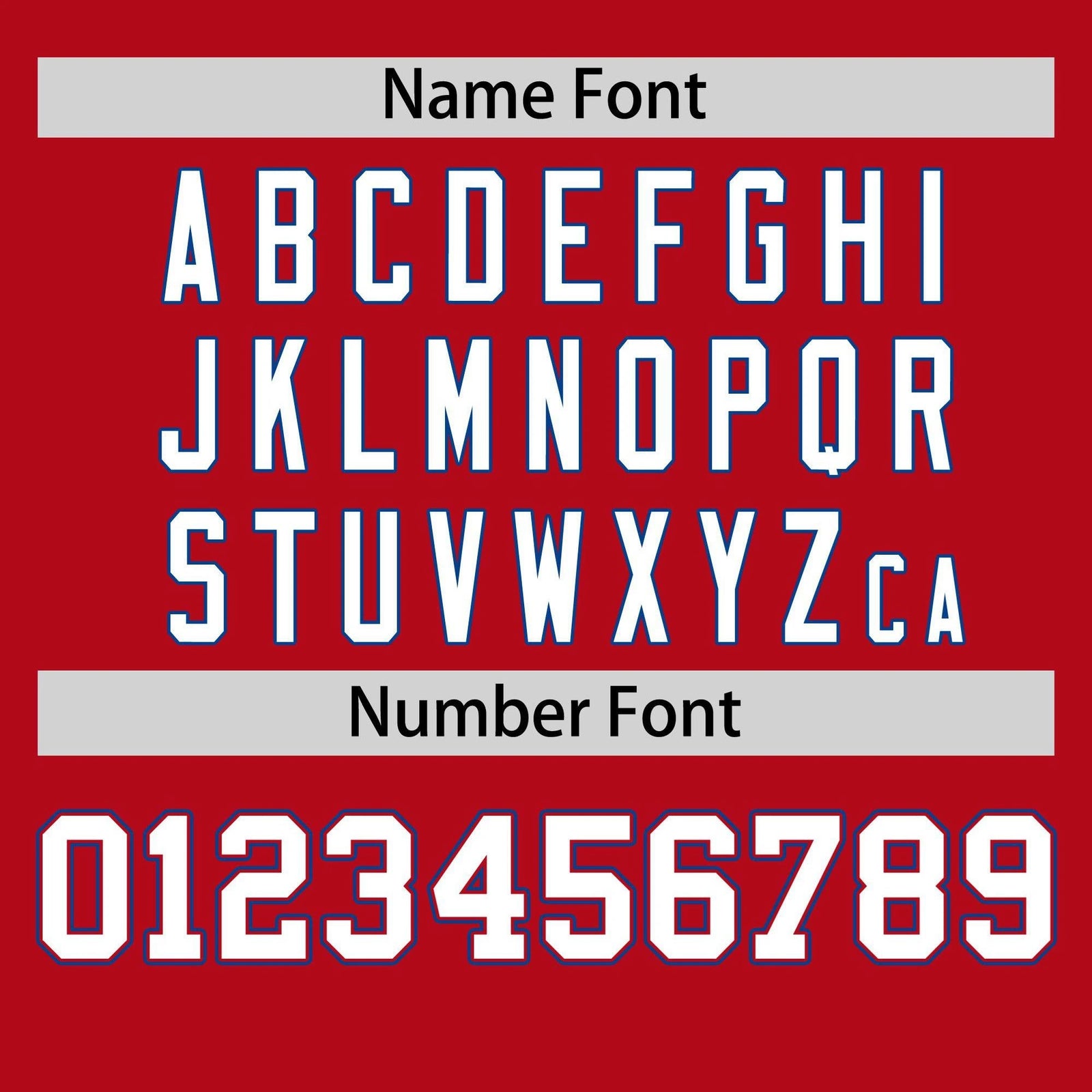 Custom Red Royal Blue White Authentic Baseball Jersey