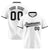 Custom White Black Authentic Baseball Jersey