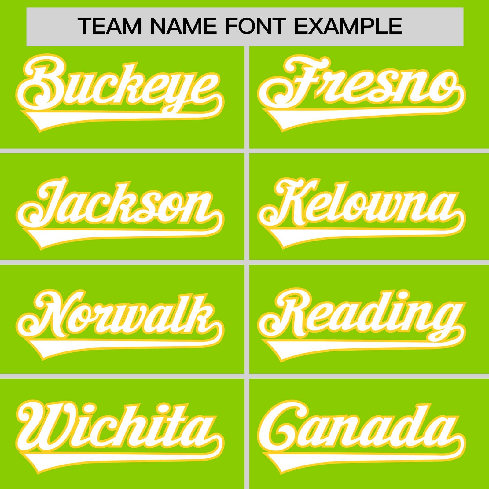 Custom Neon Green Yellow White Authentic Baseball Jersey