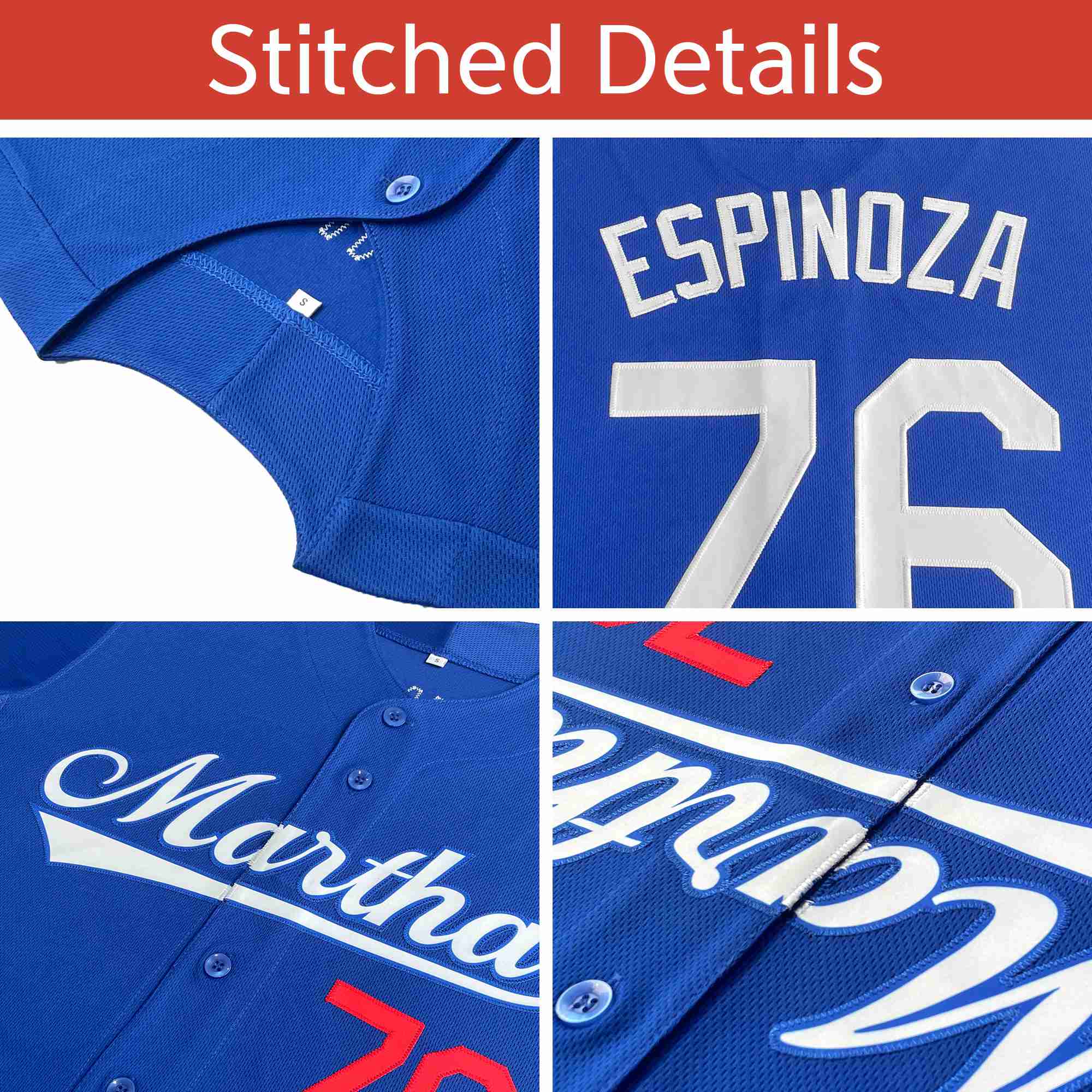 Custom Royal Blue Gray White Authentic Baseball Jersey