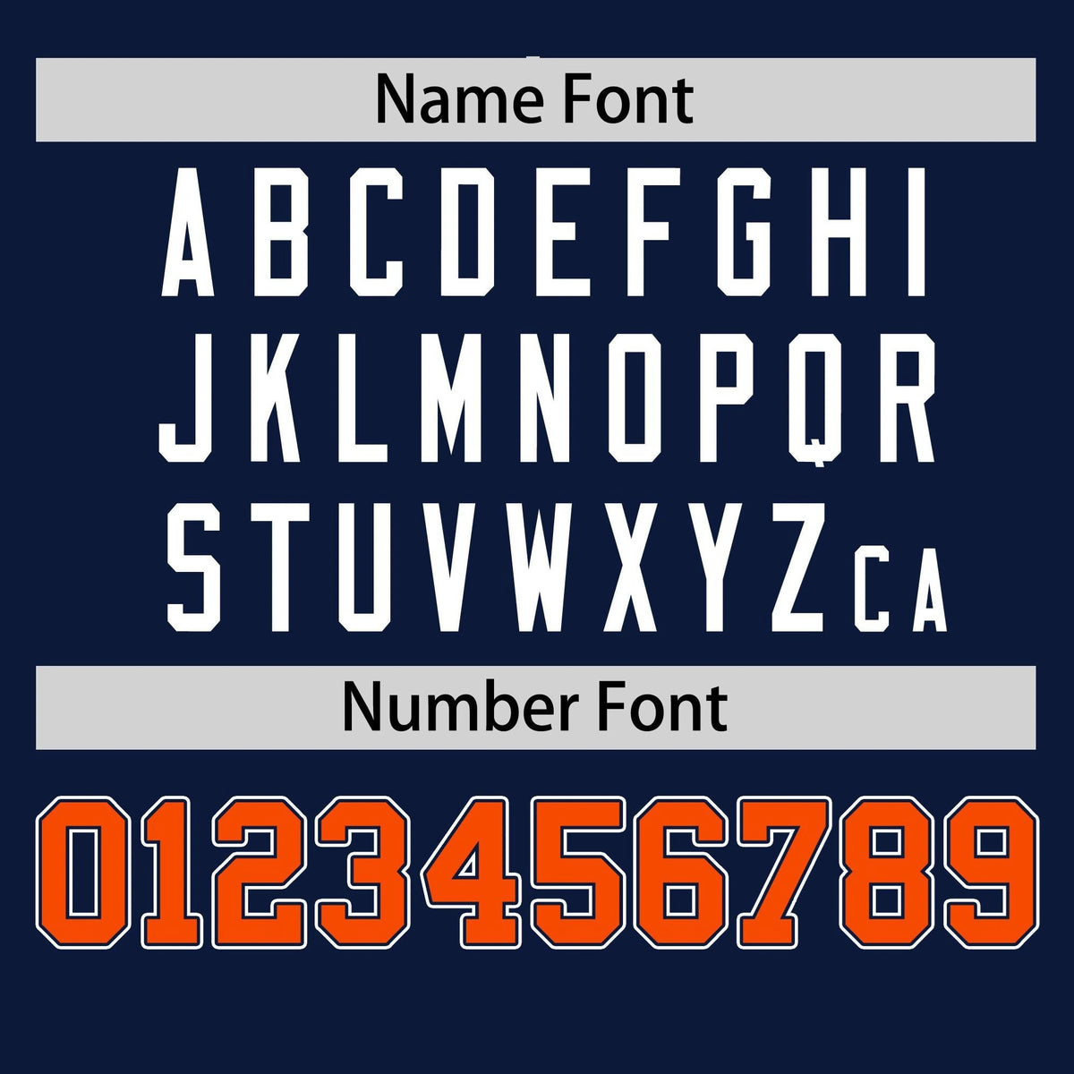 Custom Navy Orange White Authentic Baseball Jersey