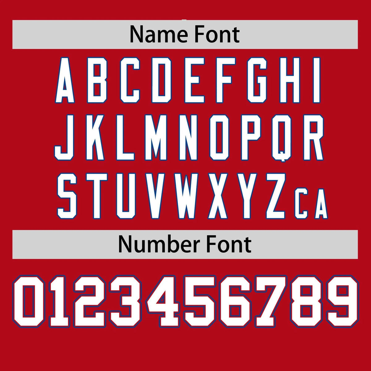 Custom Red Royal Blue White Authentic Baseball Jersey