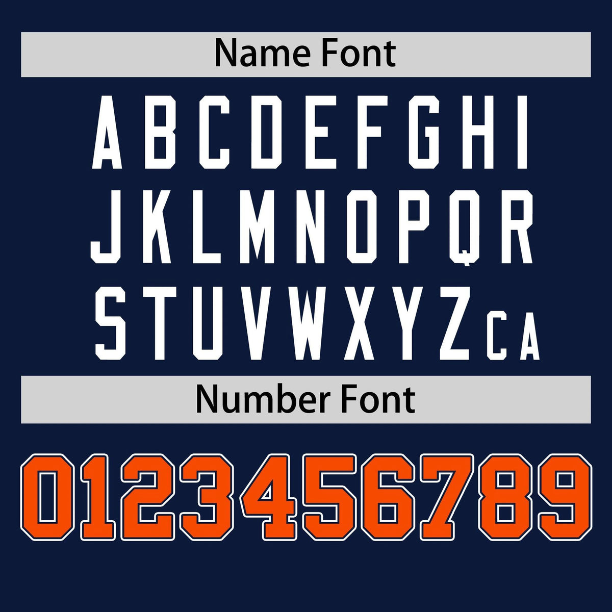 Custom Navy Orange White Authentic Baseball Jersey