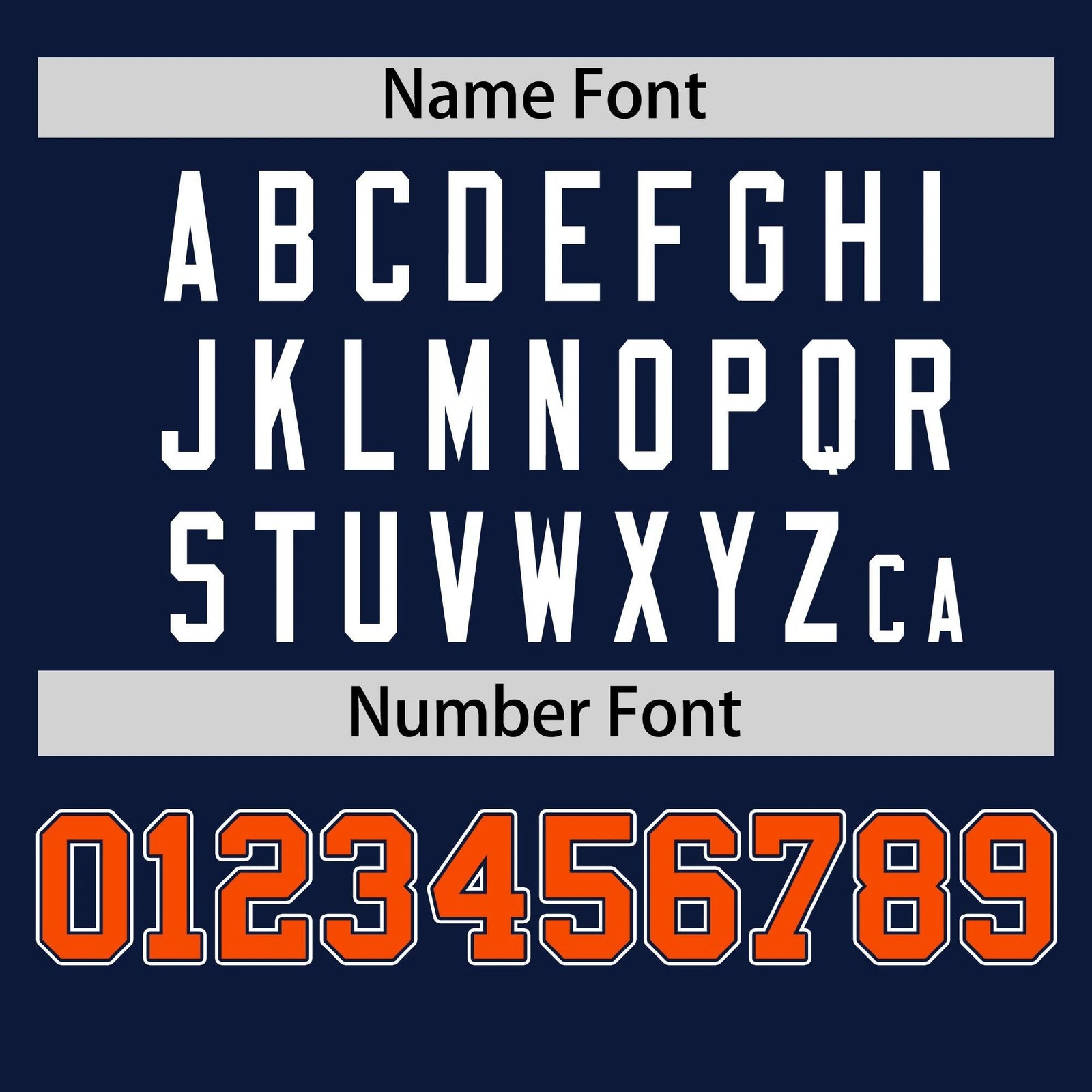 Custom Navy Orange White Authentic Baseball Jersey