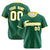 Custom Kelly Green Gold White Authentic Baseball Jersey