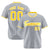 Custom Gray Gold White Authentic Baseball Jersey