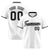 Custom White Black Authentic Baseball Jersey