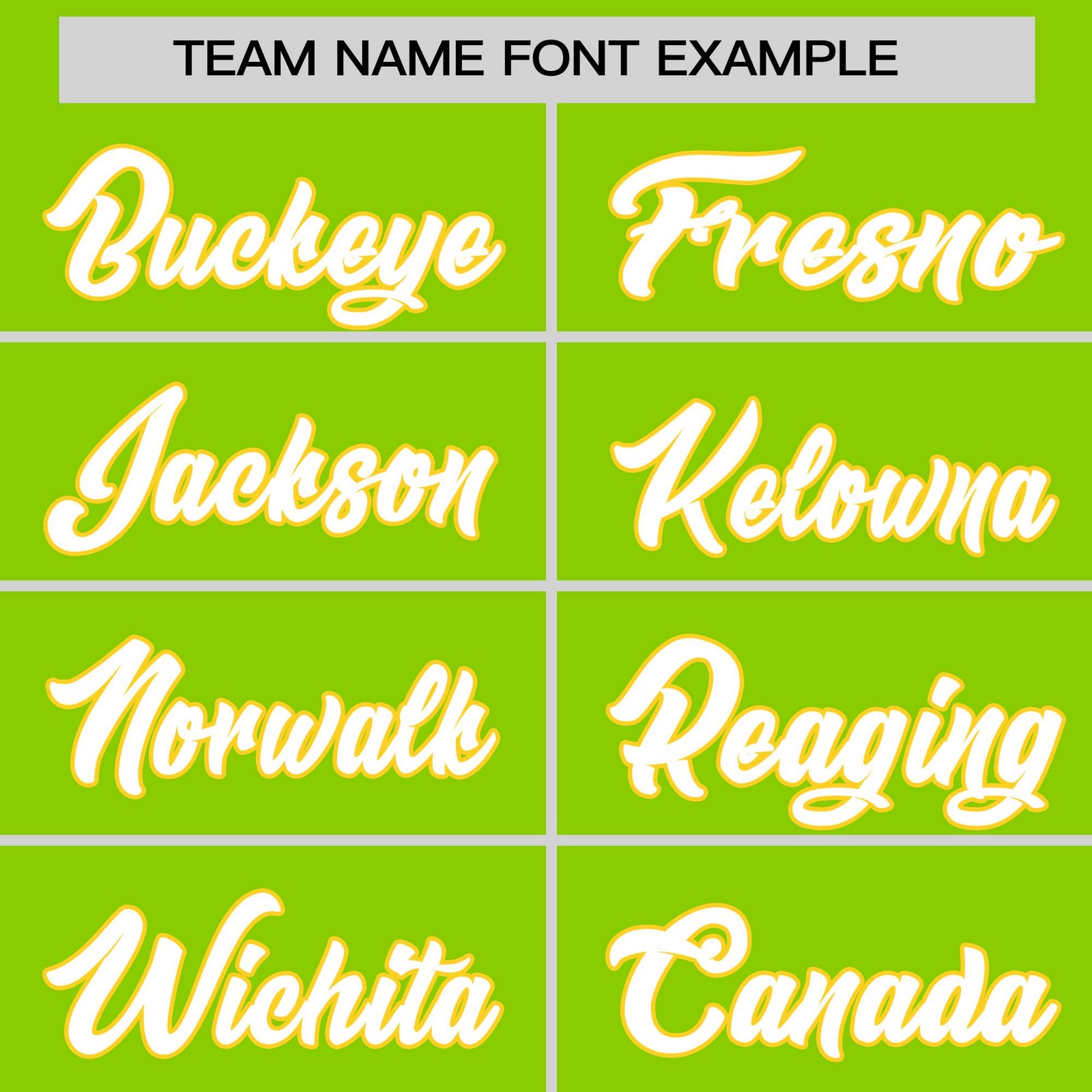 Custom Neon Green Yellow White Authentic Baseball Jersey