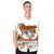 Custom White Orange Black Authentic Printed Fashion Baseball Jersey