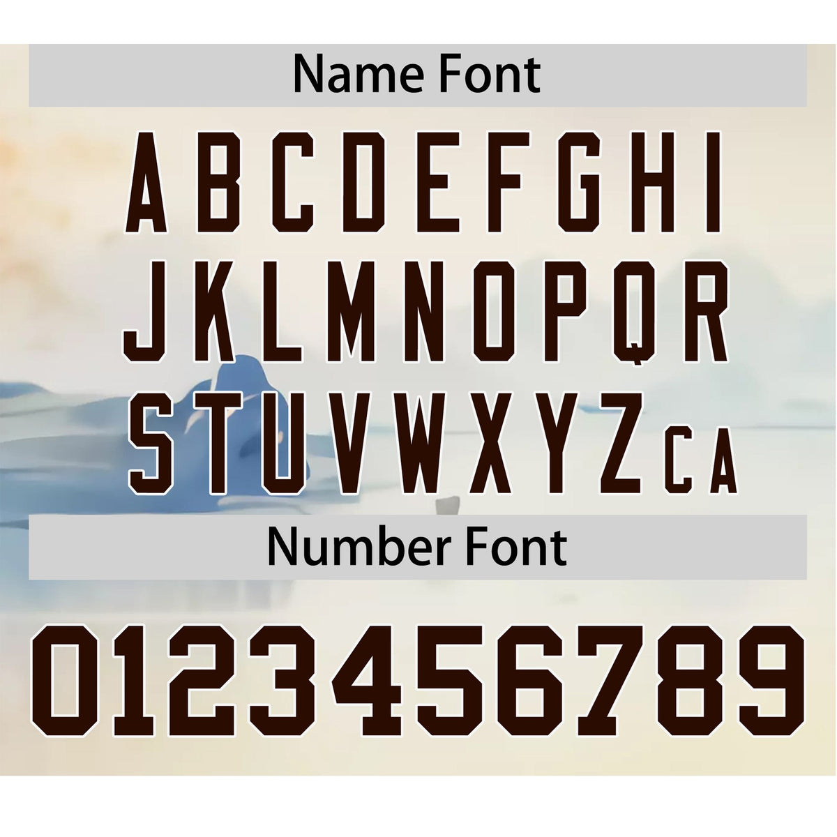 Custom White Brown Light Blue Authentic Printed Fashion Baseball Jersey