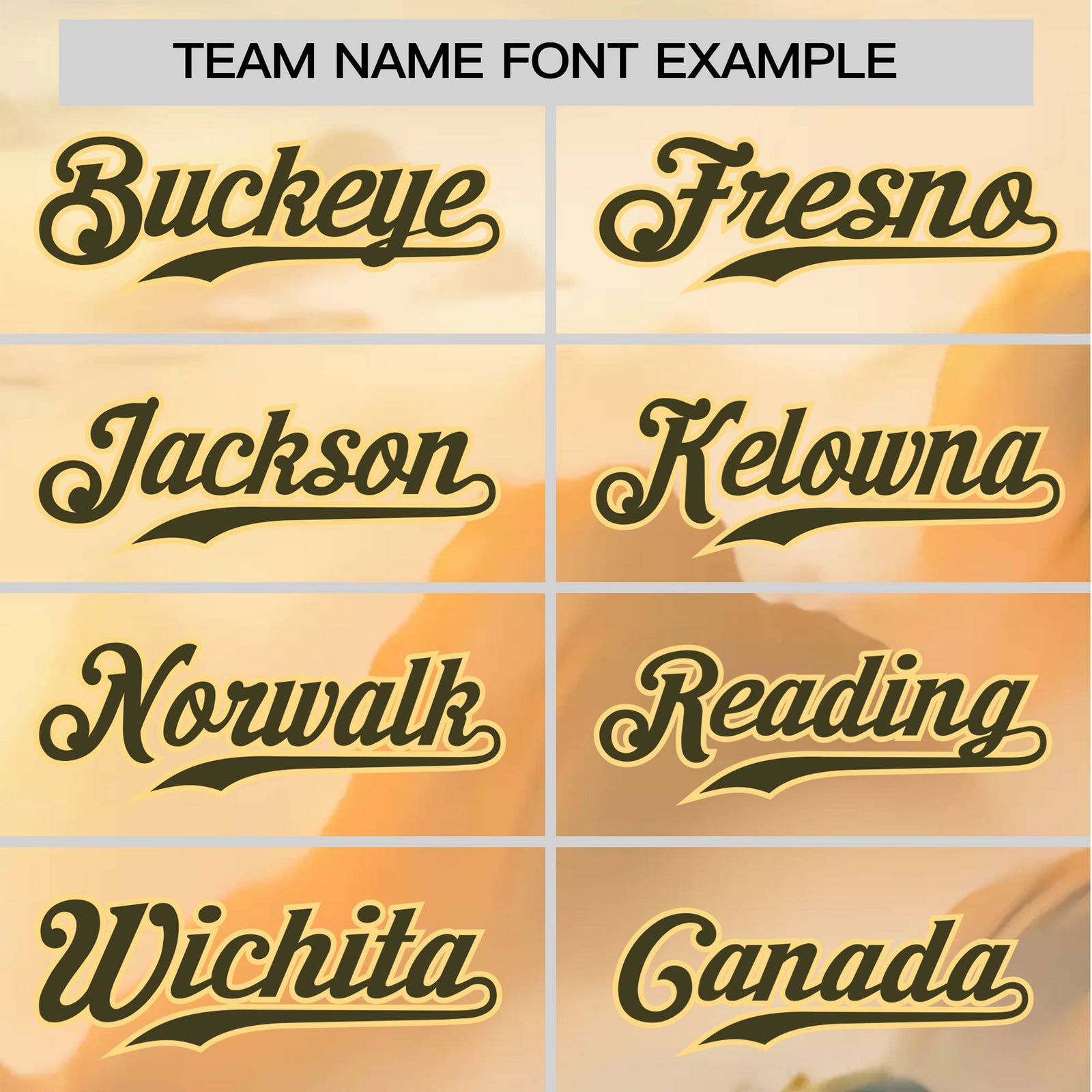 Custom White Brown Orange Authentic Printed Fashion Baseball Jersey