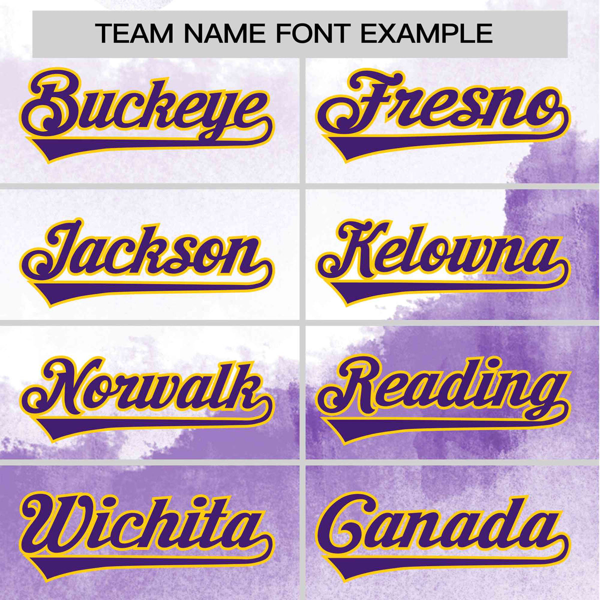 Custom White Purple Gold Authentic Printed Fashion Baseball Jersey