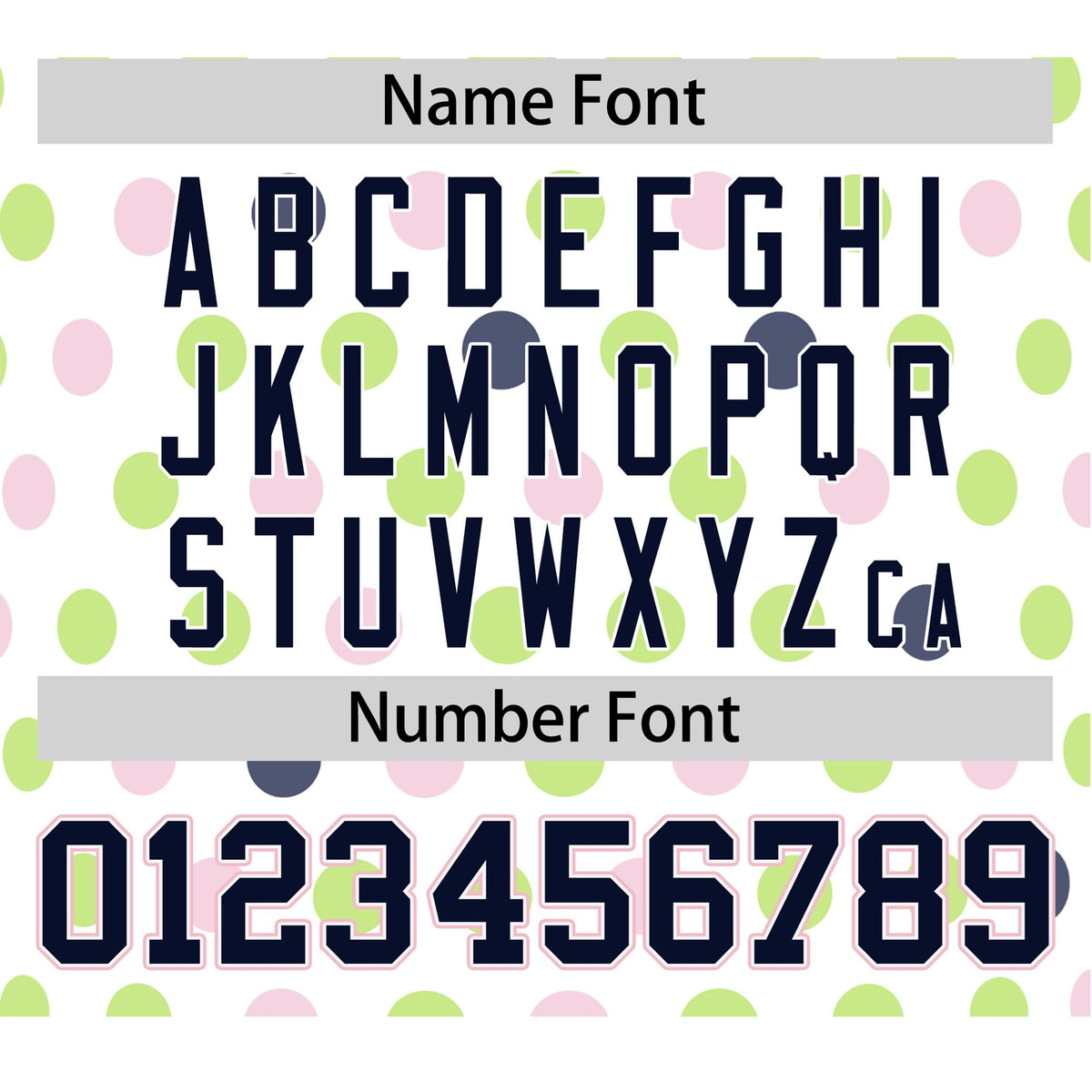 Custom White Navy Green Authentic Polka Dot Fashion Baseball Jersey