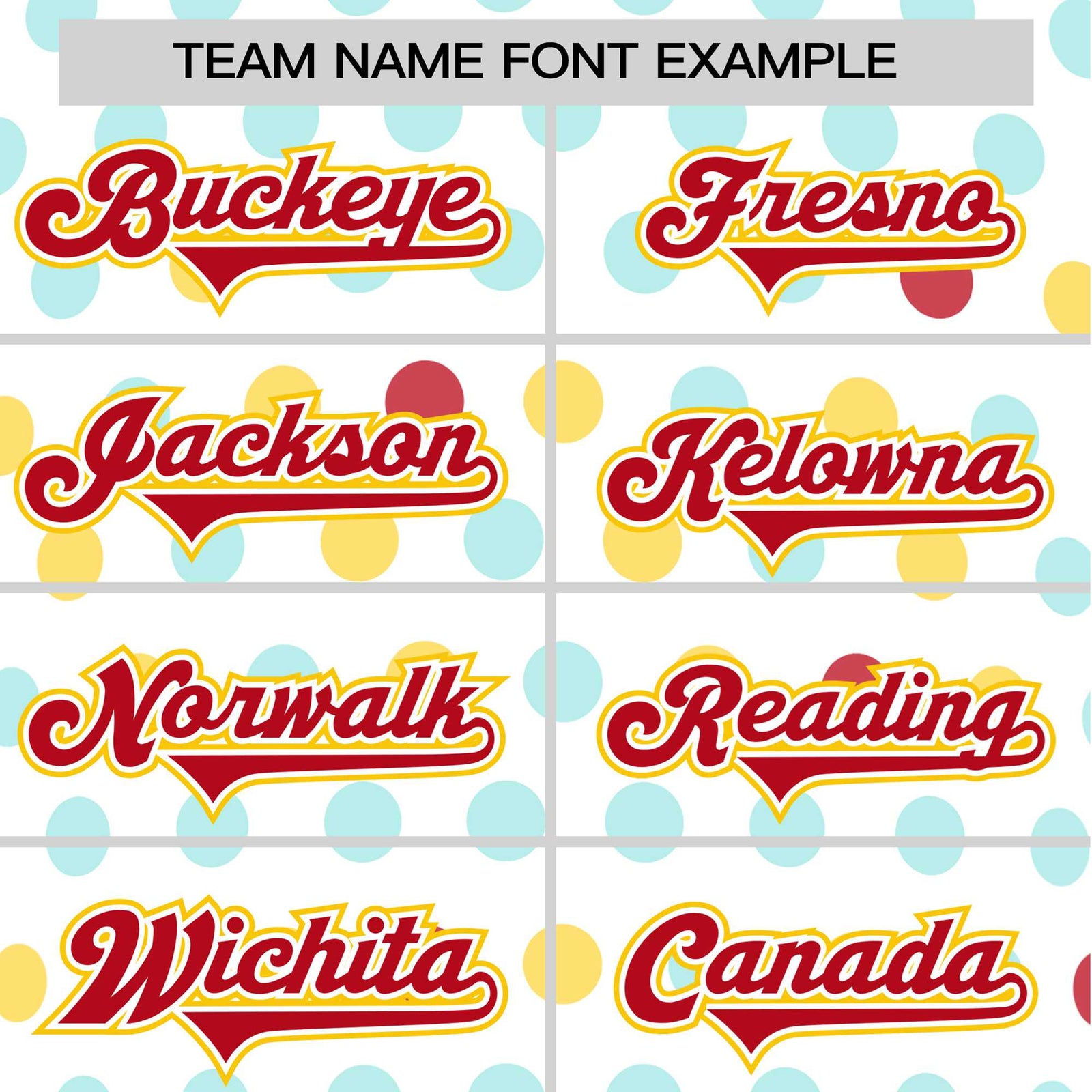 Custom White Red Gold Authentic Polka Dot Fashion Baseball Jersey