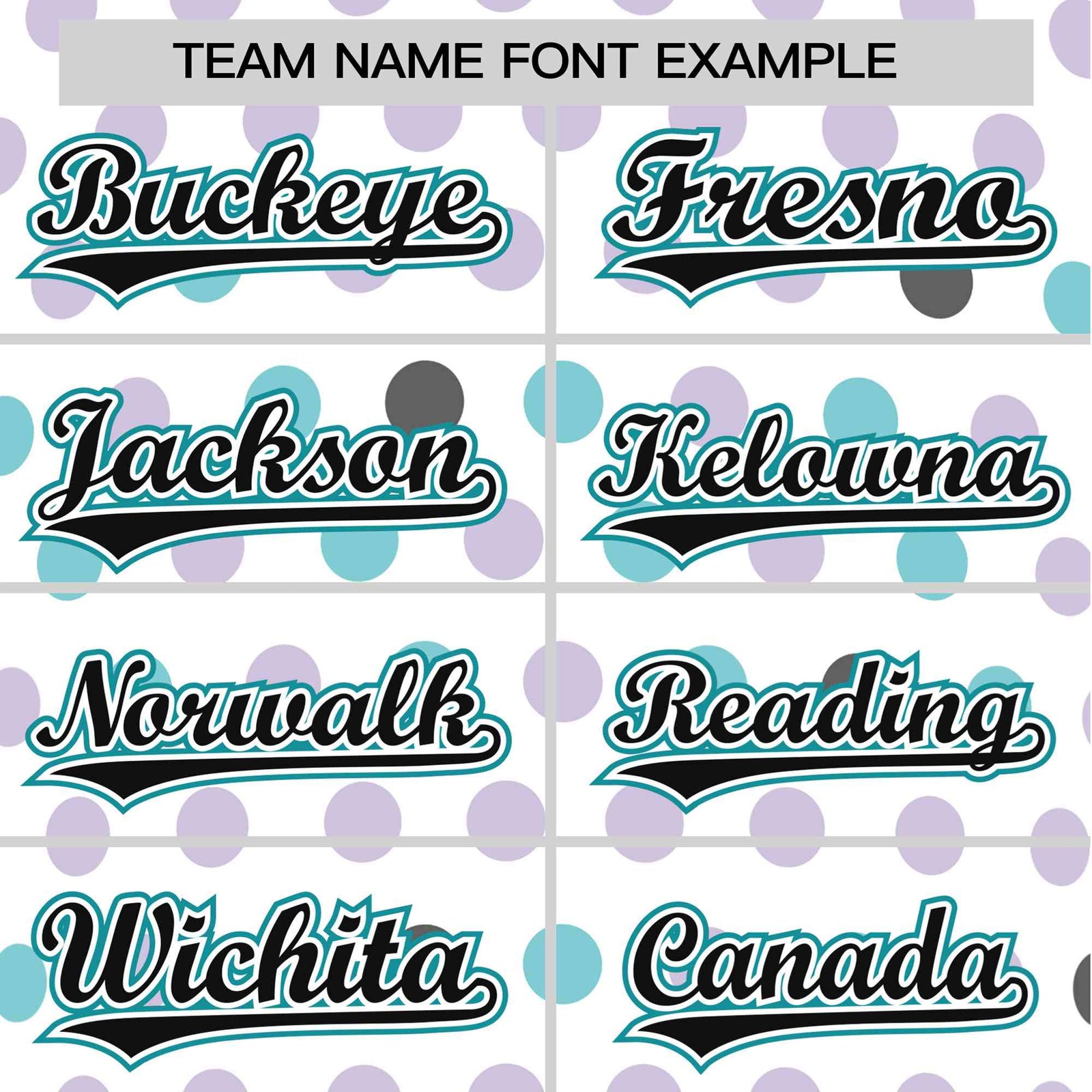 Custom White Black Aqua Authentic Polka Dot Fashion Baseball Jersey