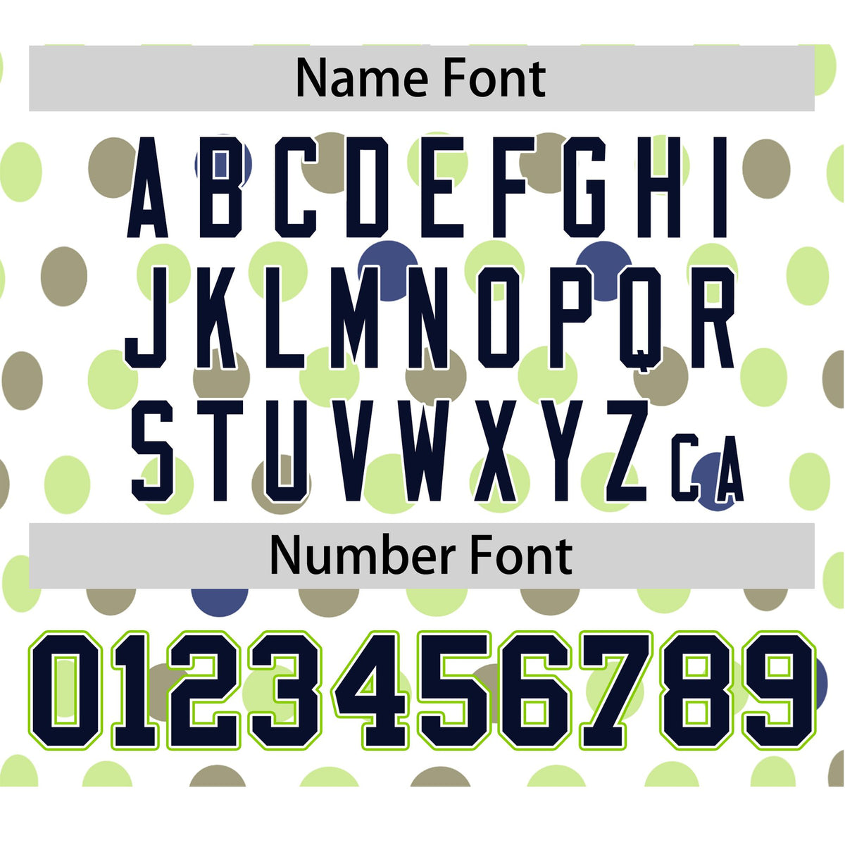 Custom White Navy Neon Green Authentic Polka Dot Fashion Baseball Jersey