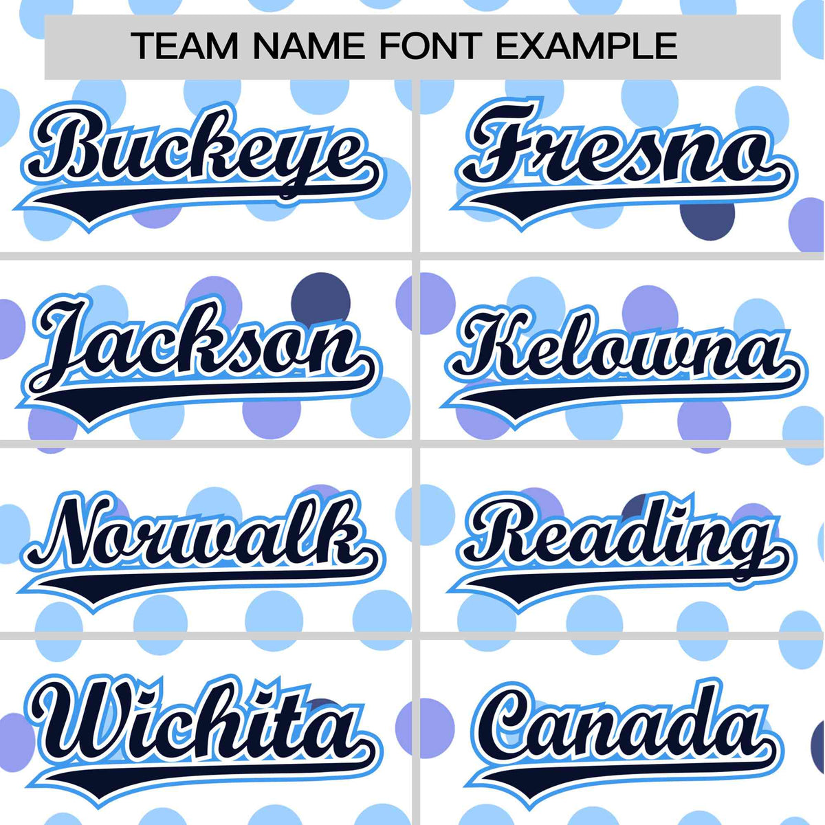 Custom White Navy Powder Blue Navy Authentic Polka Dot Fashion Baseball Jersey