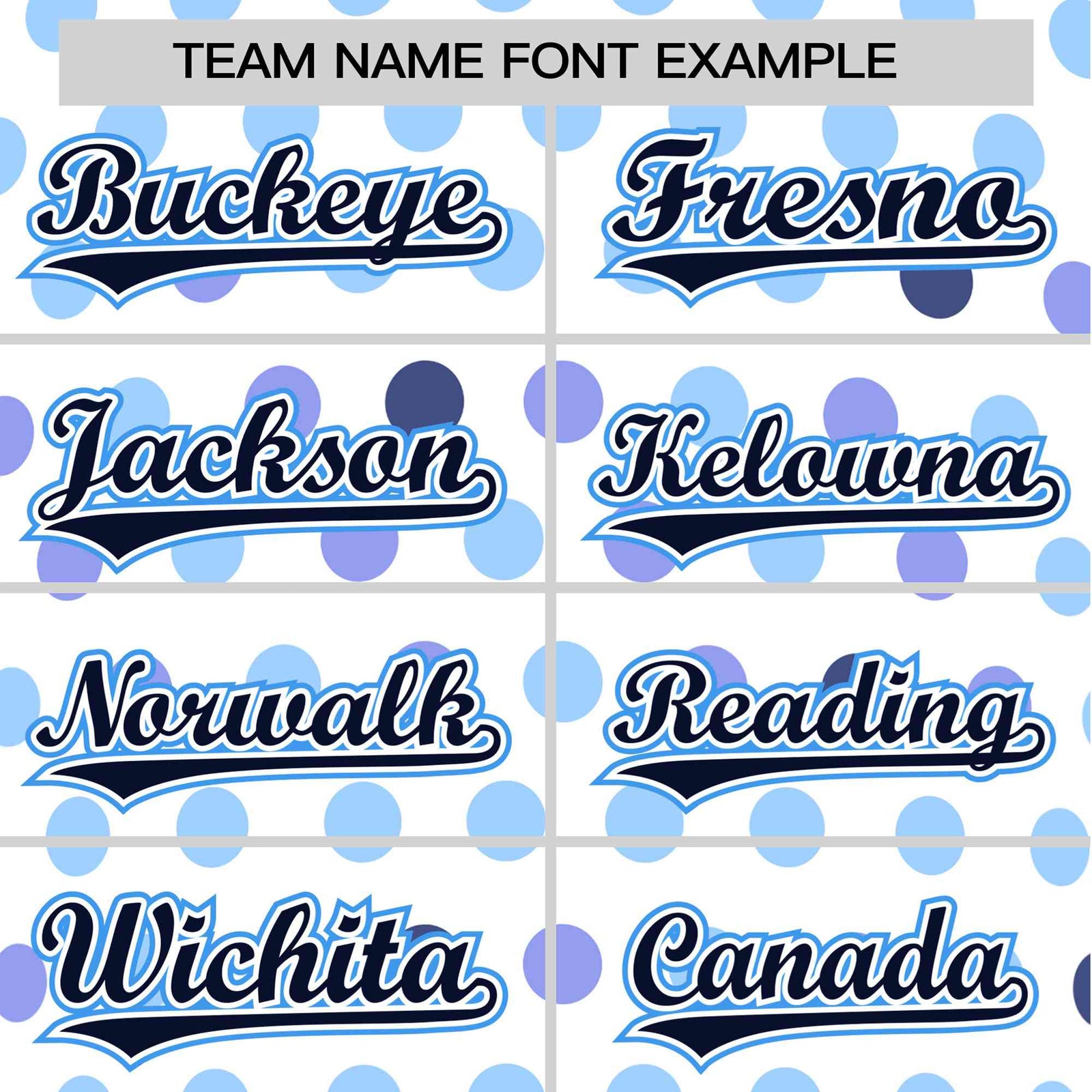 Custom White Navy Powder Blue Navy Authentic Polka Dot Fashion Baseball Jersey