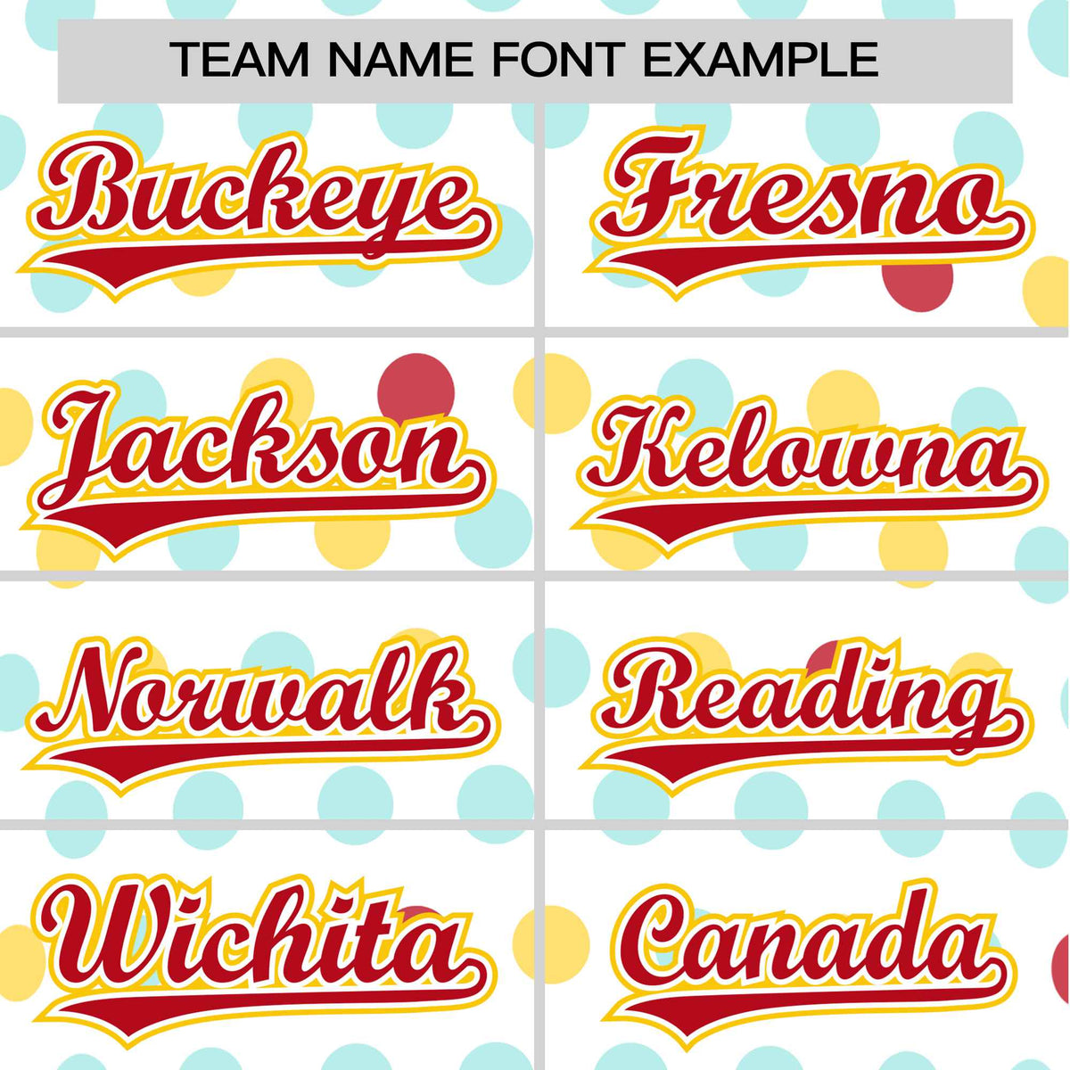 Custom White Red Gold Authentic Polka Dot Fashion Baseball Jersey