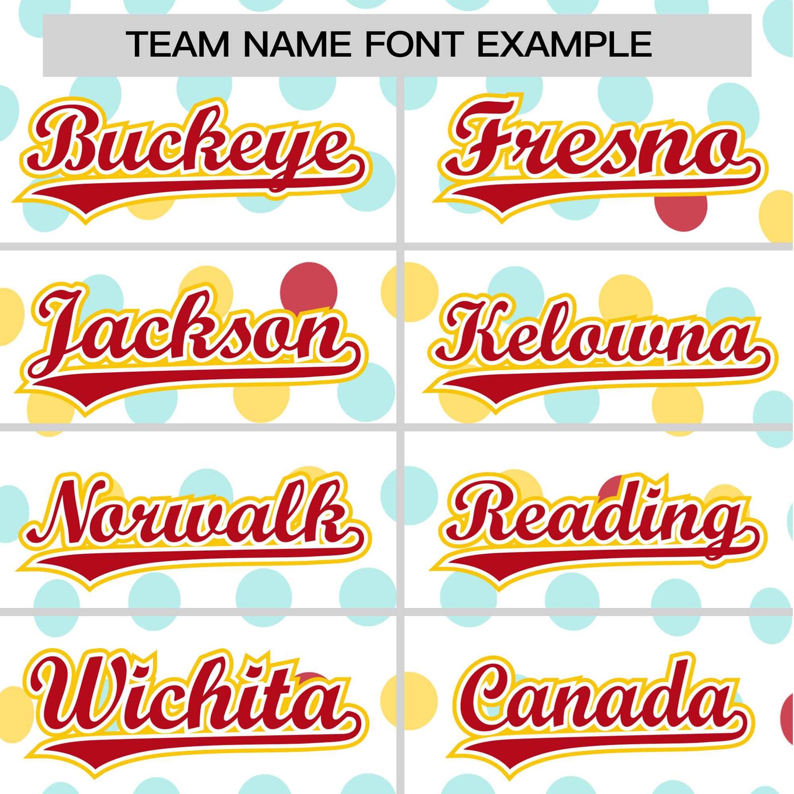 Custom White Red Gold Authentic Polka Dot Fashion Baseball Jersey