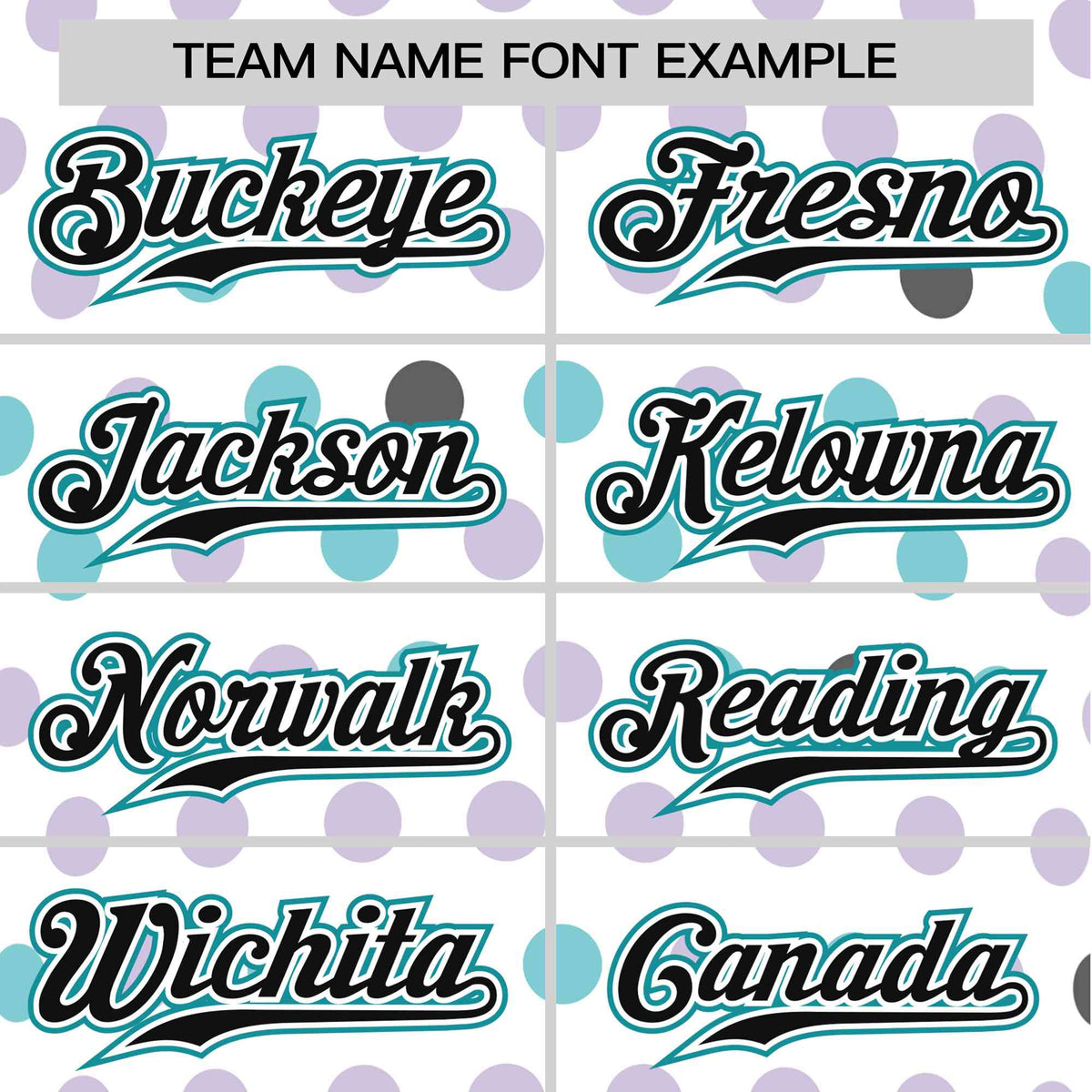 Custom White Black Aqua Authentic Polka Dot Fashion Baseball Jersey