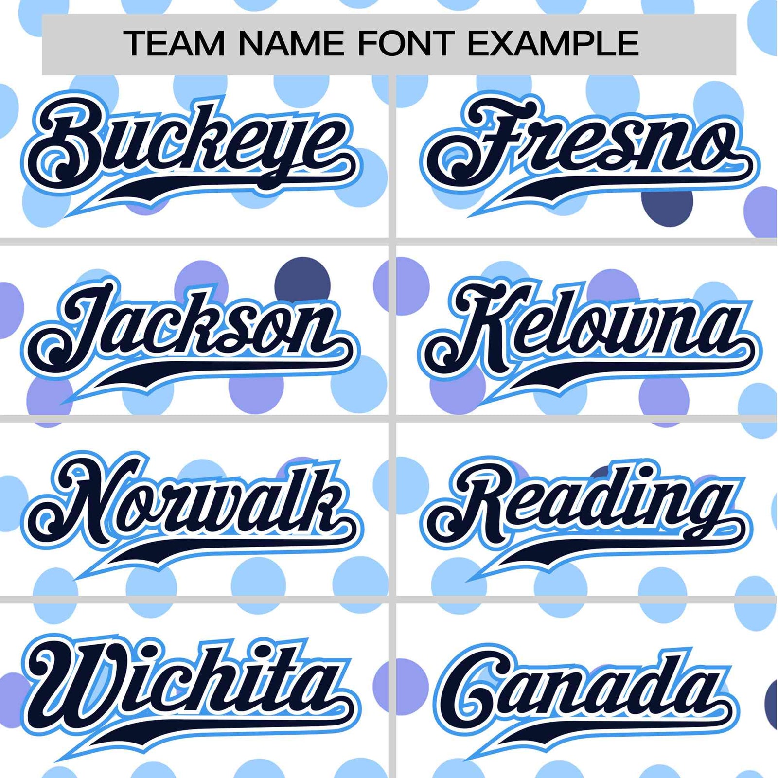 Custom White Navy Powder Blue Navy Authentic Polka Dot Fashion Baseball Jersey