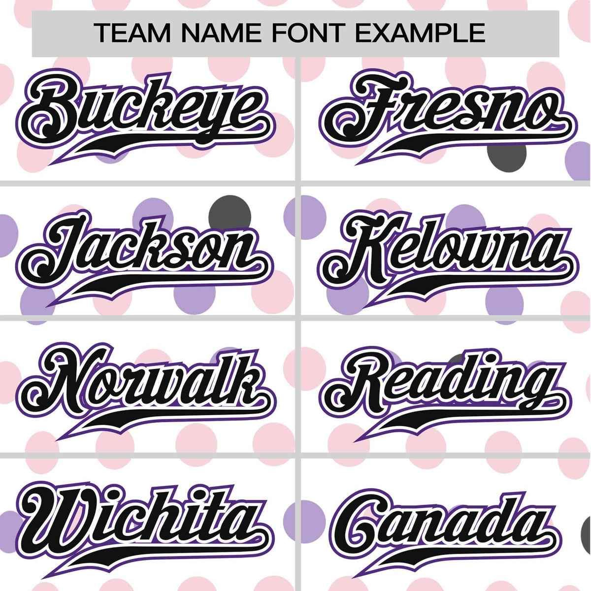 Custom White Black Pink Authentic Polka Dot Fashion Baseball Jersey