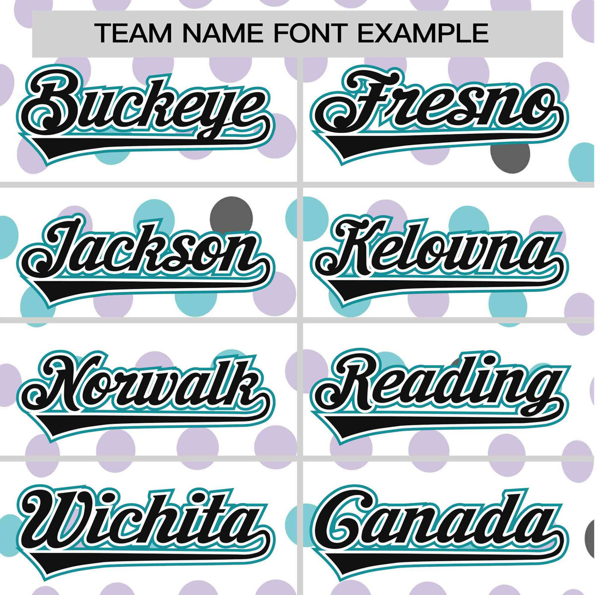 Custom White Black Aqua Authentic Polka Dot Fashion Baseball Jersey