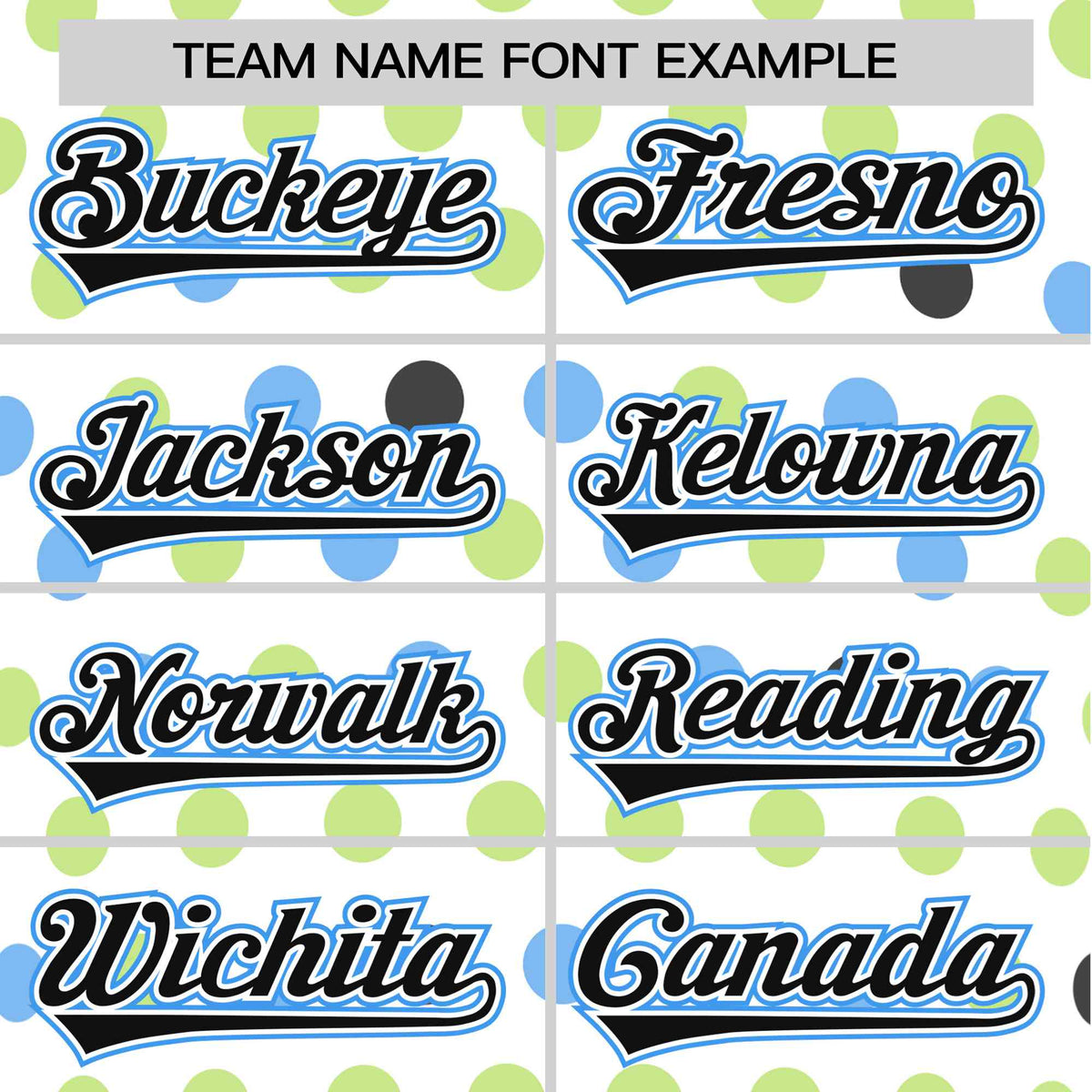 Custom White Black Powder Blue Authentic Polka Dot Fashion Baseball Jersey