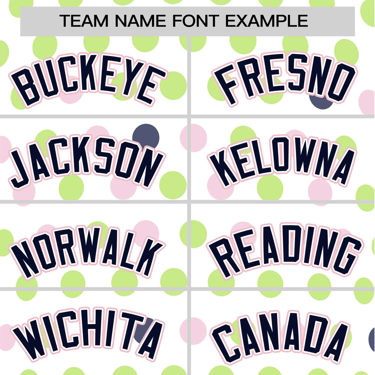 Custom White Navy Green Authentic Polka Dot Fashion Baseball Jersey