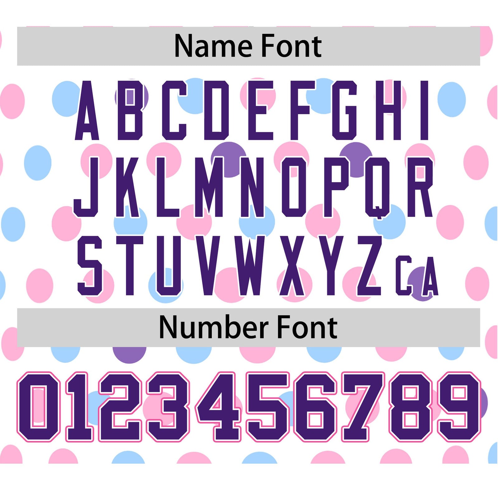 Custom White Purple Blue-Pink Authentic Polka Dot Fashion Baseball Jersey