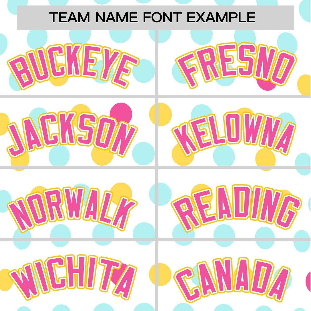 Custom White Pink Gold Authentic Polka Dot Fashion Baseball Jersey