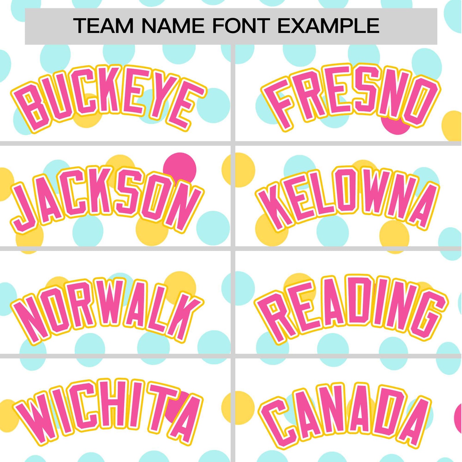 Custom White Pink Gold Authentic Polka Dot Fashion Baseball Jersey