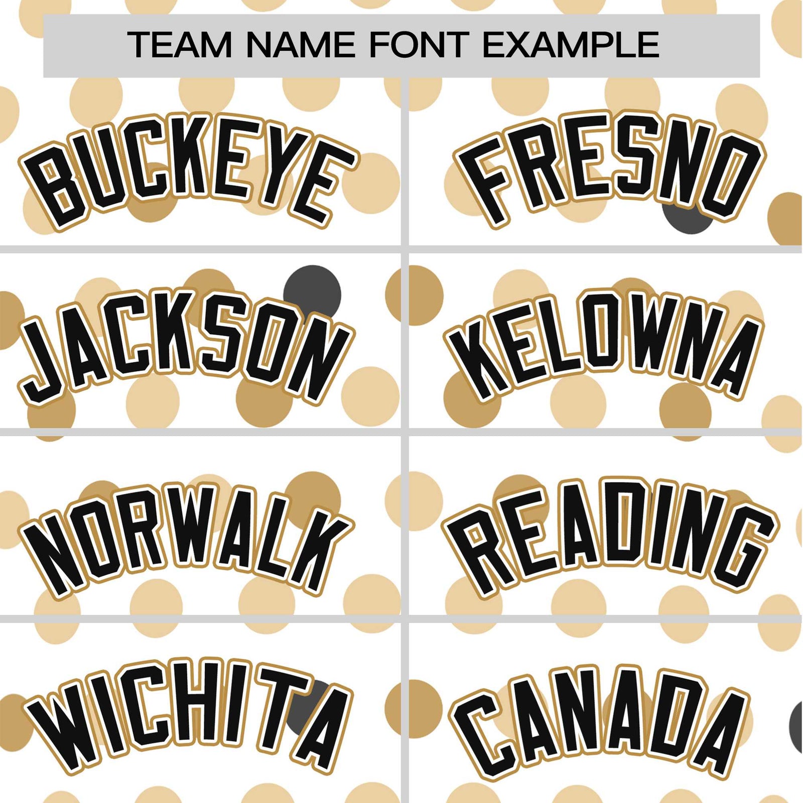 Custom White Black Old Gold Authentic Polka Dot Fashion Baseball Jersey