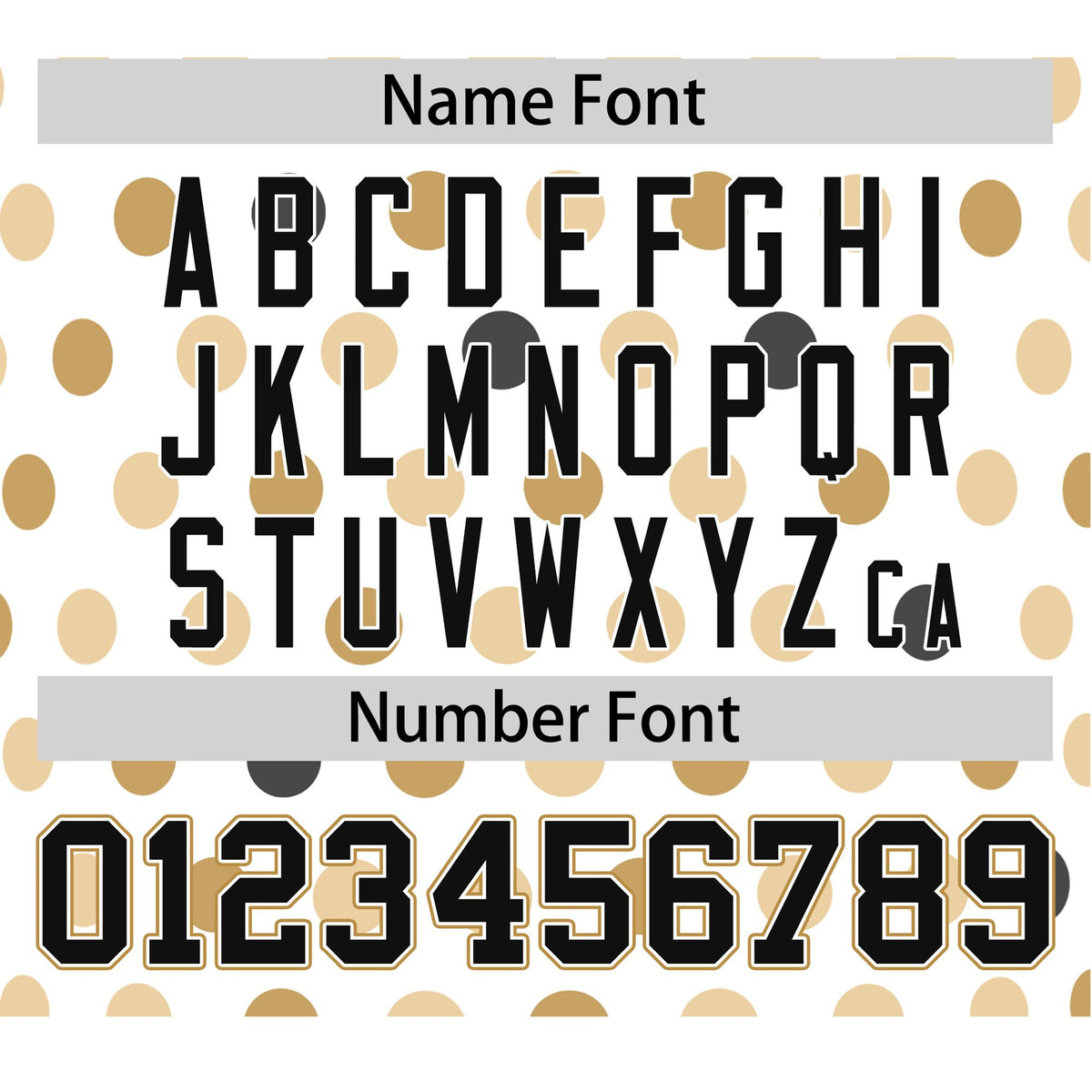 Custom White Black Old Gold Authentic Polka Dot Fashion Baseball Jersey