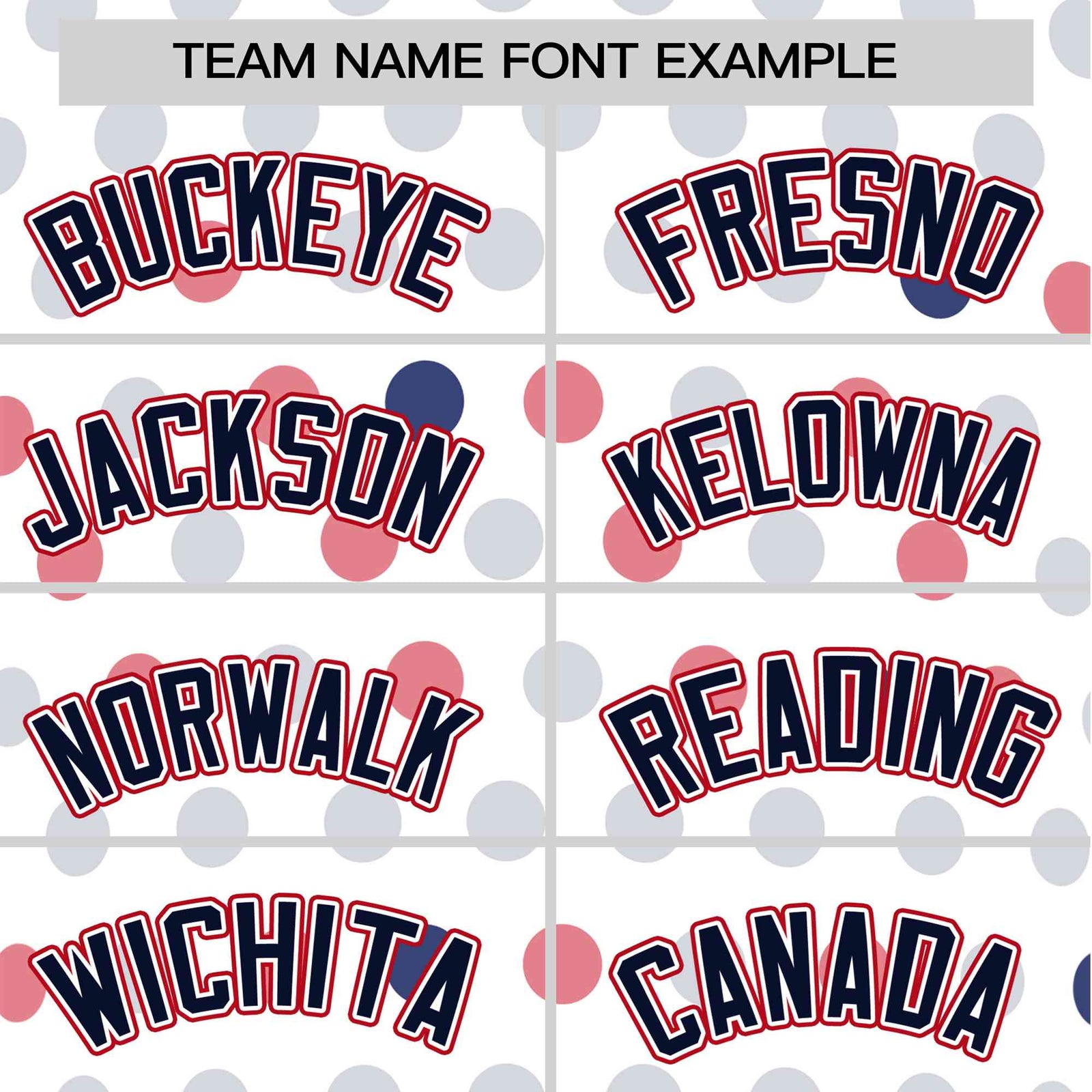 Custom White Navy Red Authentic Polka Dot Fashion Baseball Jersey