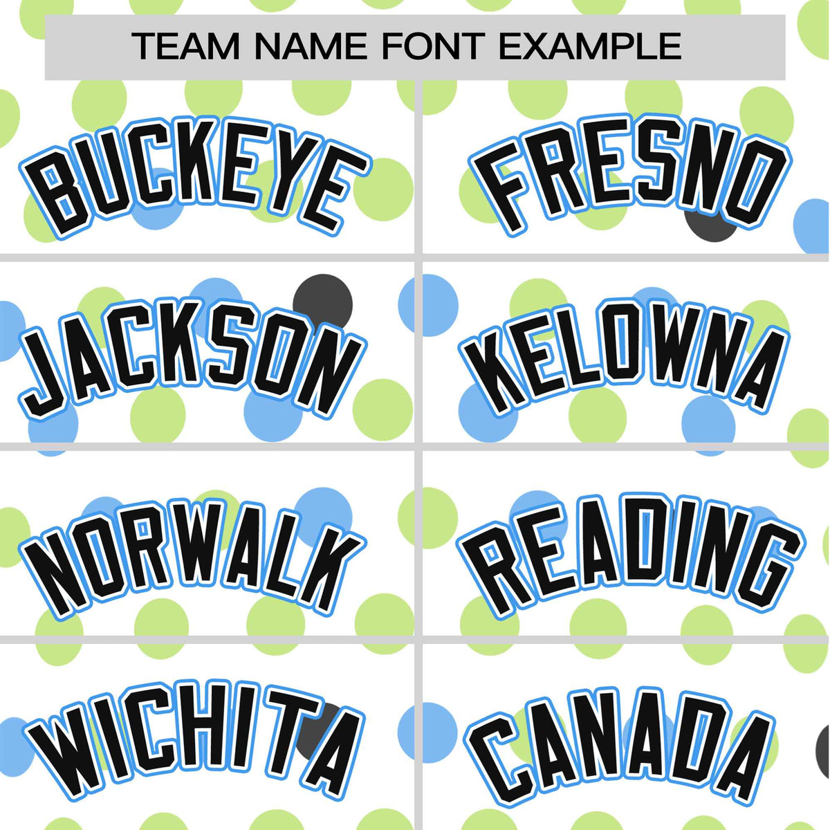 Custom White Black Powder Blue Authentic Polka Dot Fashion Baseball Jersey