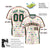 Custom White Green Pink Authentic Polka Dot Fashion Baseball Jersey