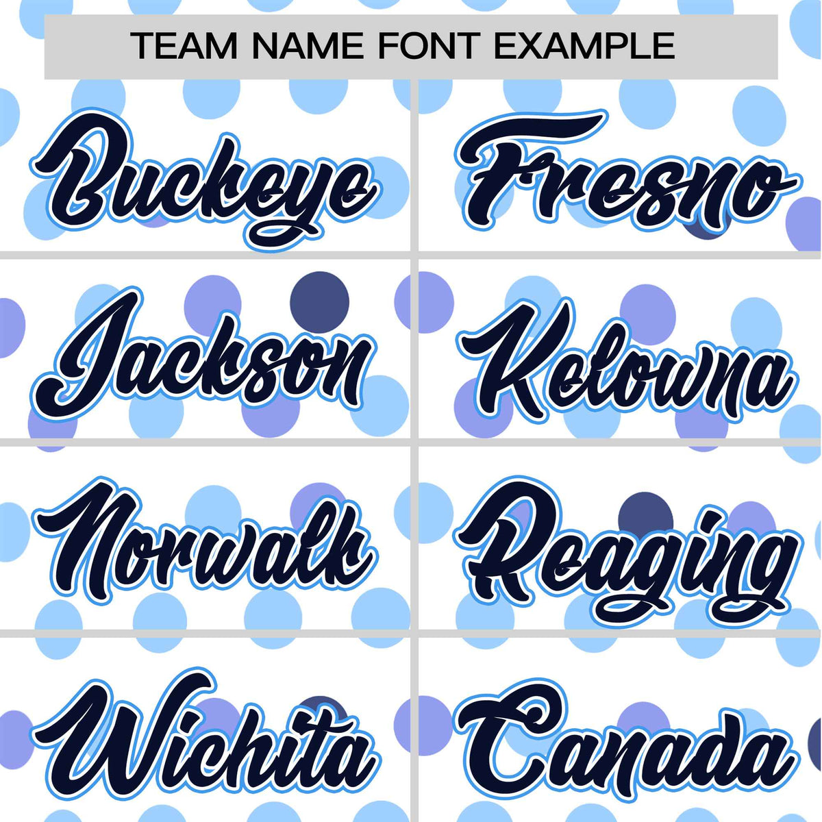 Custom White Navy Powder Blue Navy Authentic Polka Dot Fashion Baseball Jersey