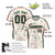 Custom White Green Pink Authentic Polka Dot Fashion Baseball Jersey