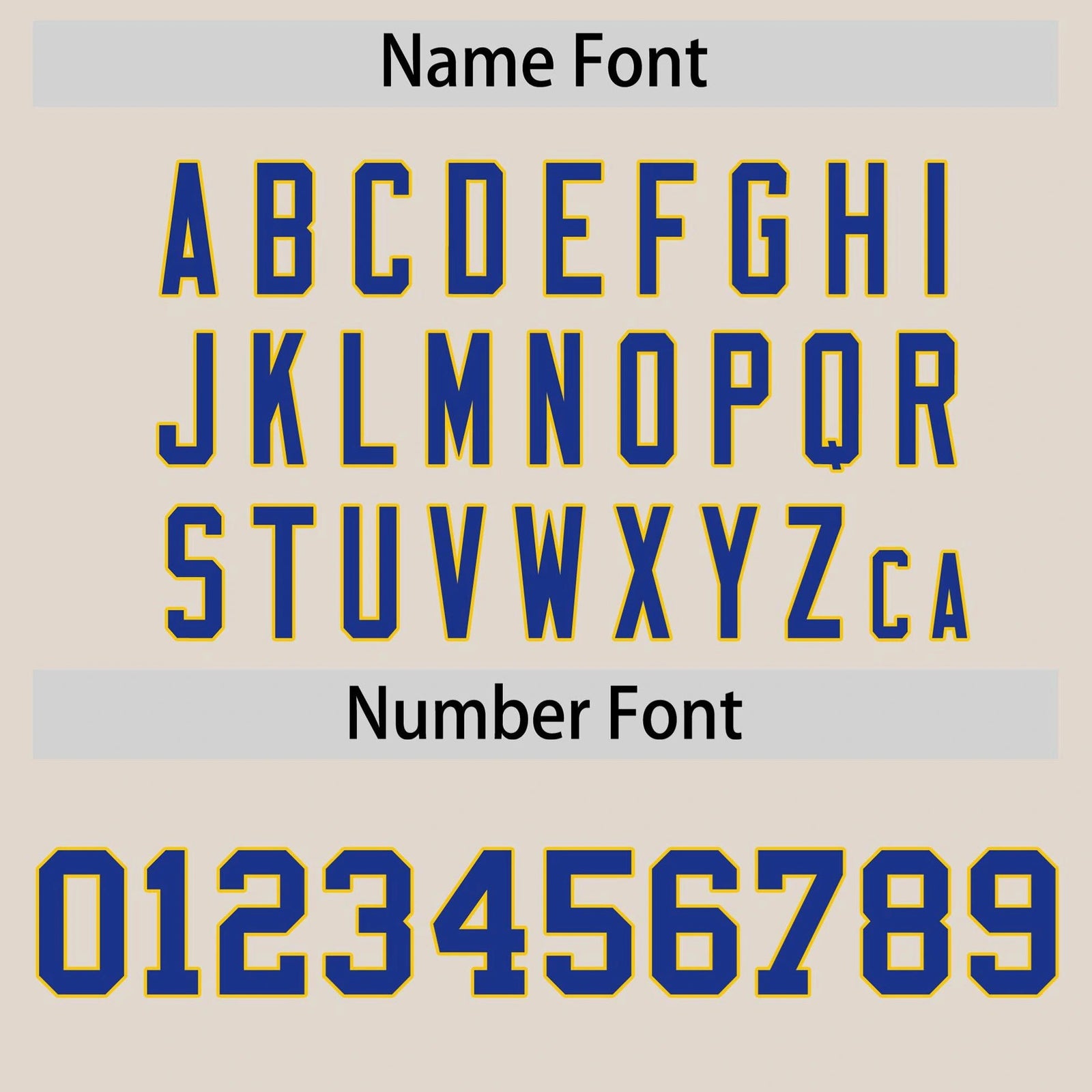 Custom Khaki Royal Blue-Gold Authentic Plaid Sleeve Baseball Jersey