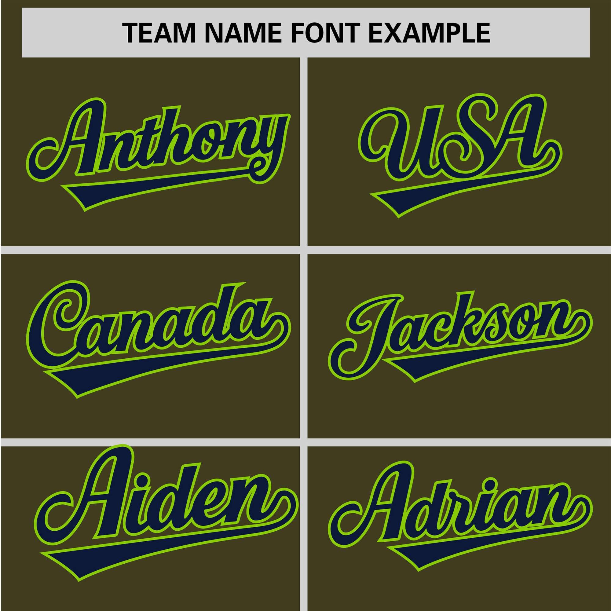 Custom Olive Neon Green-Navy Authentic Plaid Sleeve Baseball Jersey