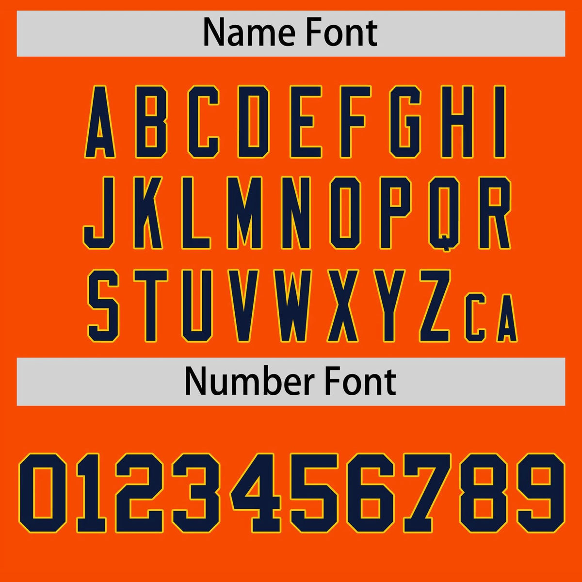 Custom Orange Navy Gradient Side Personalized Star Pattern Authentic Baseball Jersey