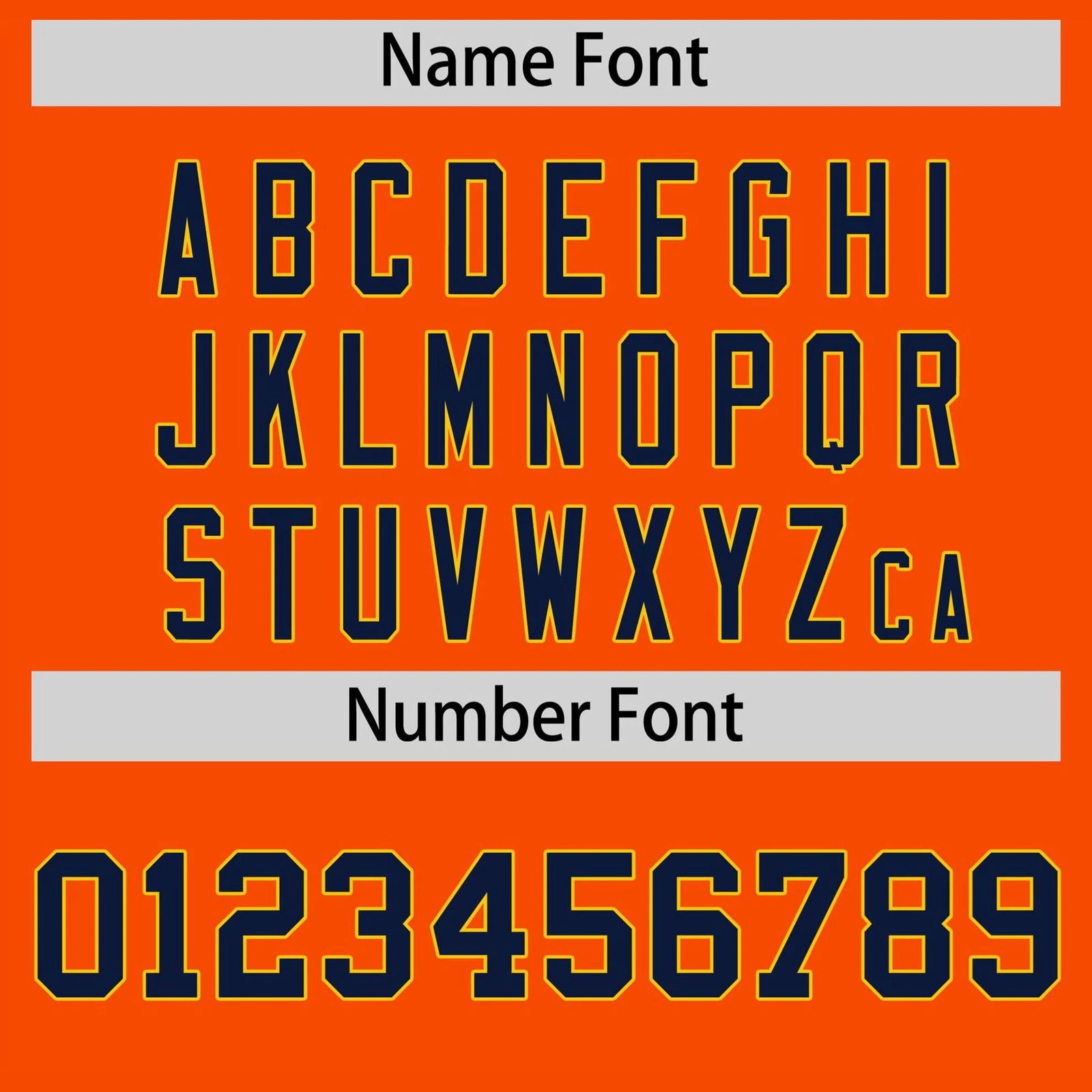 Custom Orange Navy Gradient Side Personalized Star Pattern Authentic Baseball Jersey