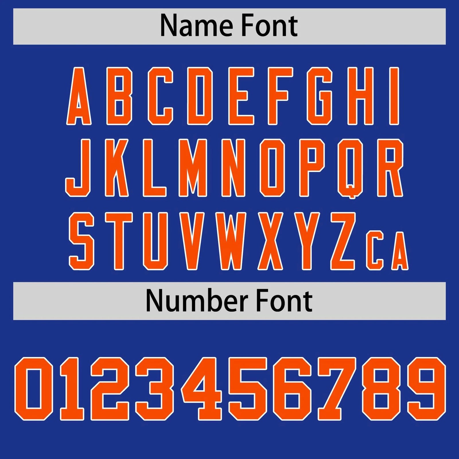 Custom Royal Blue Orange Gradient Side Personalized Star Pattern Authentic Baseball Jersey