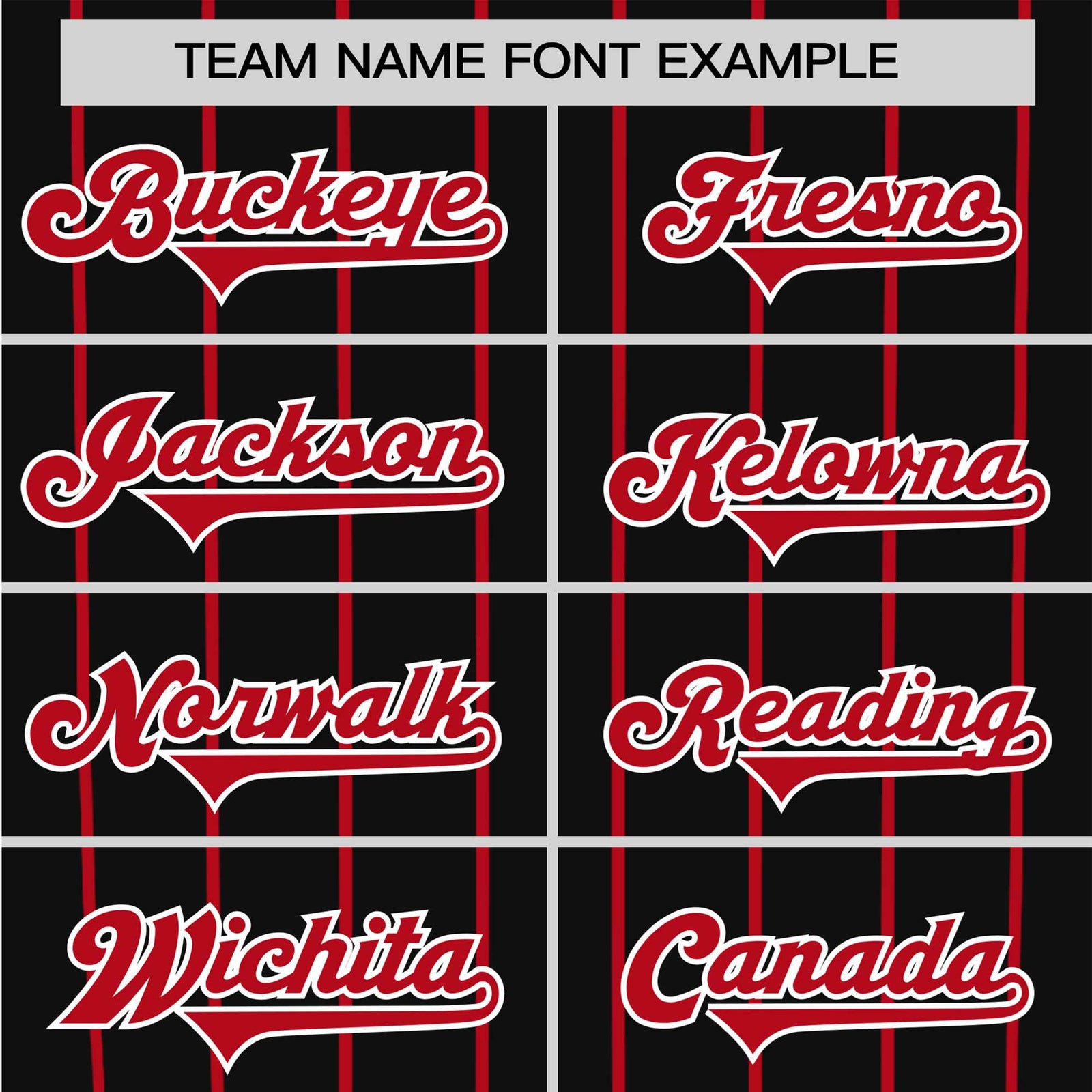 Custom Black Red Pinstripe Red-Black Authentic Raglan Sleeves Baseball Jersey